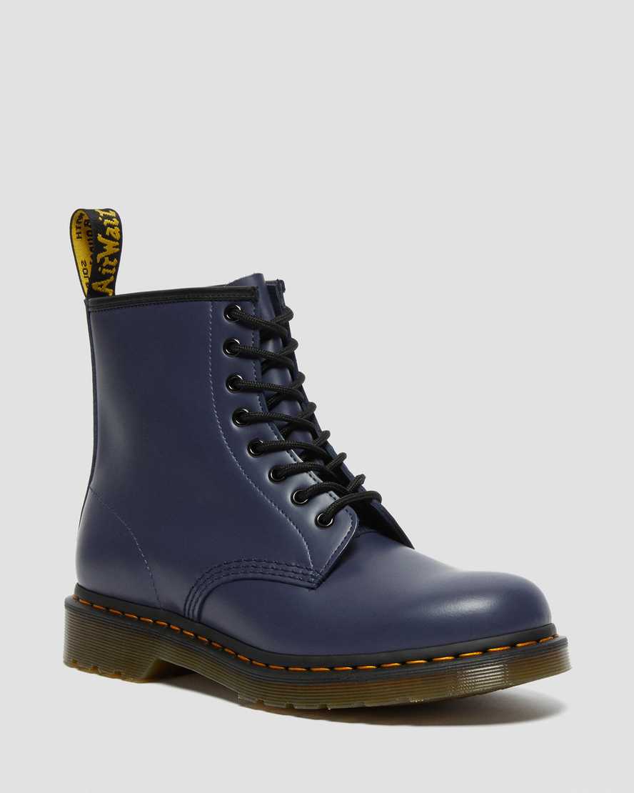 Dr. Martens 1460 Smooth Lær Snørestøvler Dame Indigo [0489DACSI]